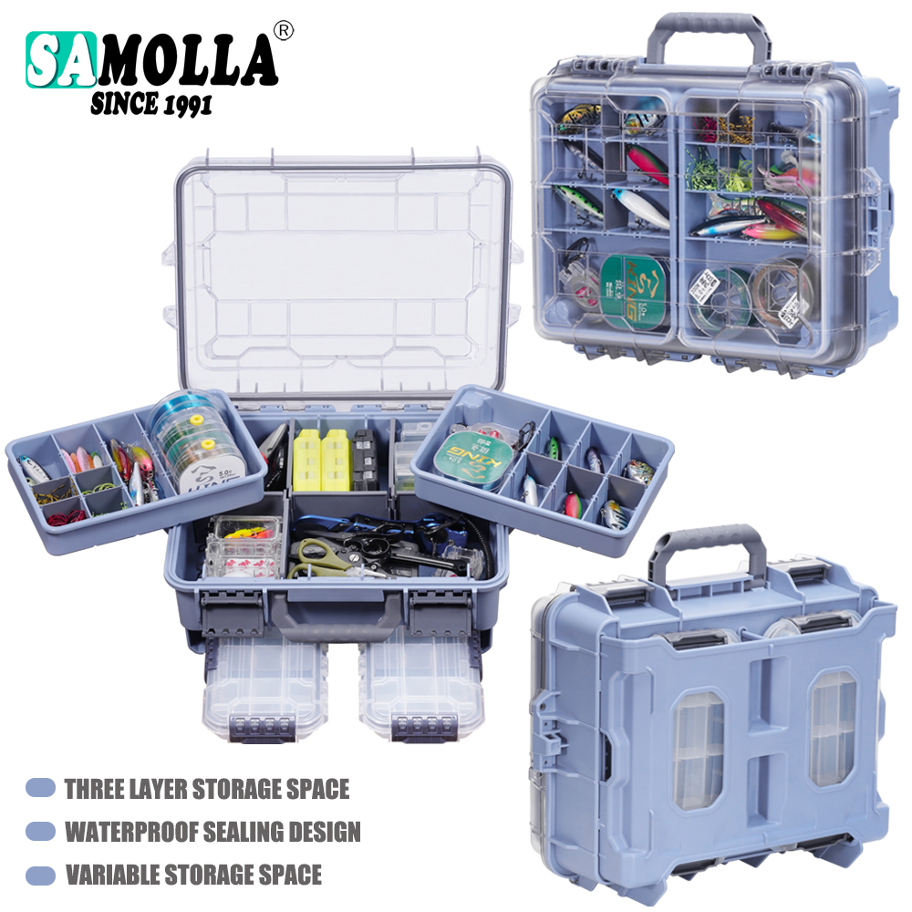 SAMOLLA-صندوق معالجة صيد محمول - مراجعة Fishing Kayak Crate وسعره